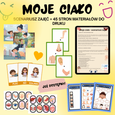 Moje ciało - scenariusz zajęć