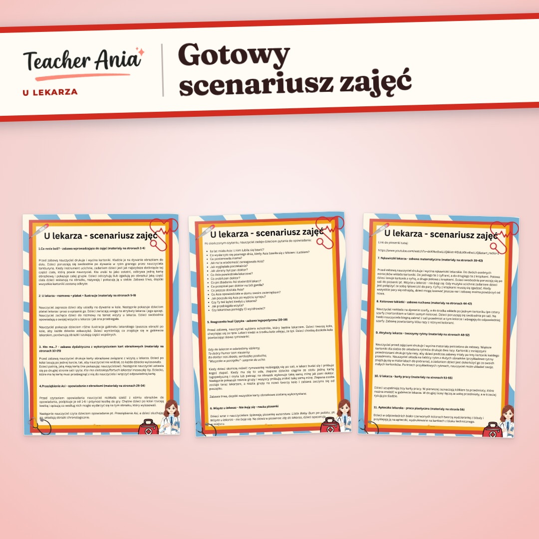 U lekarza - scenariusz zajęć - obrazek 2