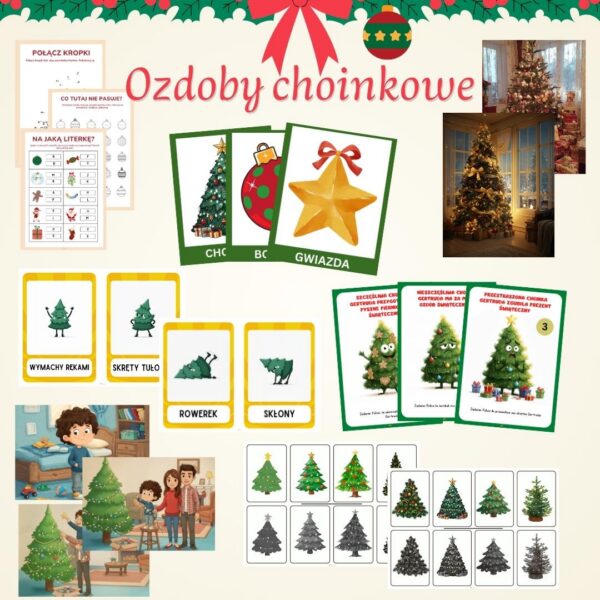 Choinkowe ozdoby – scenariusz zajęć