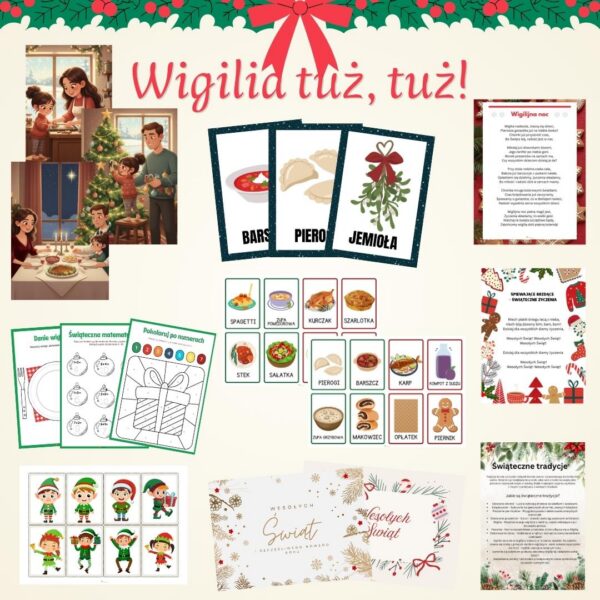 Wigilia tuż, tuż! – scenariusz zajęć