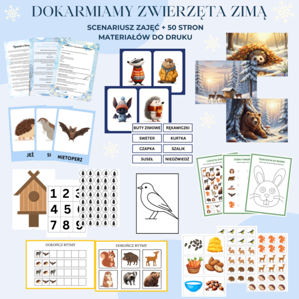 Dokarmiamy zwierzęta zimą — podgląd materiałów