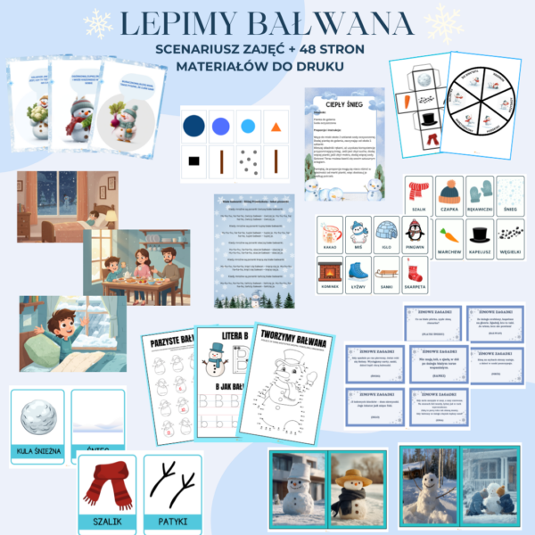 Lepimy Bałwana — podgląd materiałów