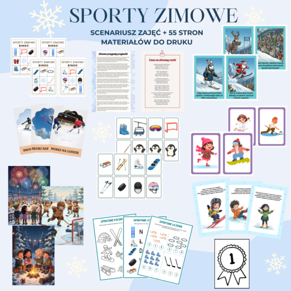 Sporty zimowe — podgląd materiałów