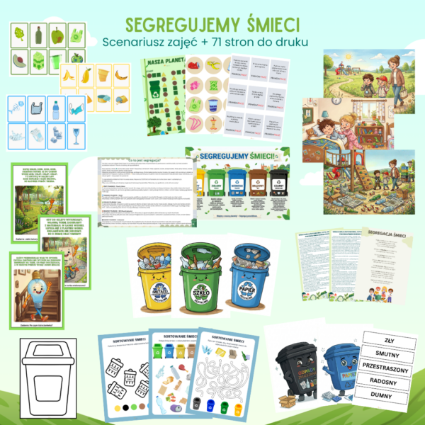 Segregujemy śmieci – scenariusz zajęć