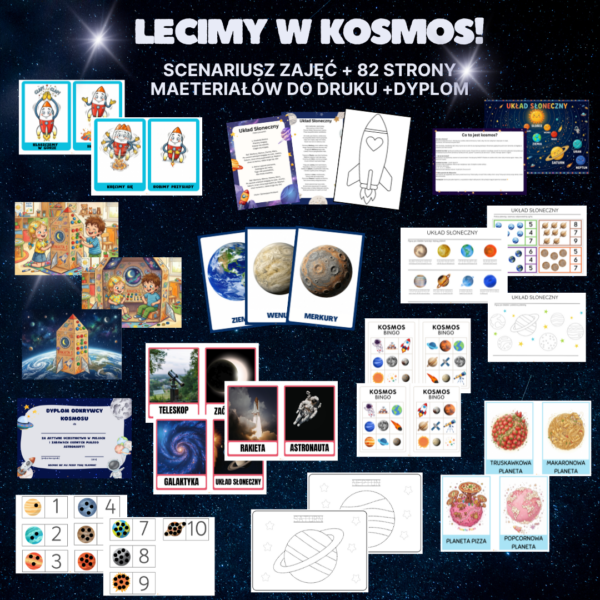 Lecimy w kosmos – materiały do scenariusza