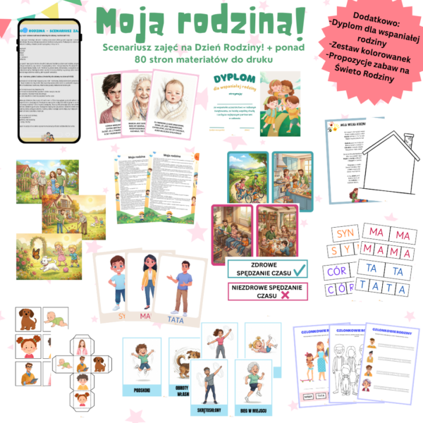 Moja rodzina – materiały do scenariusza