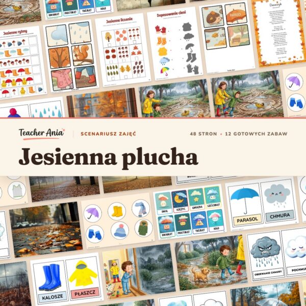 Jesienna plucha - scenariusz zajęć