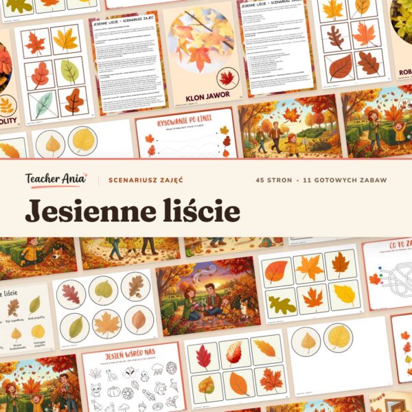Jesienne liście - scenariusz zajęć