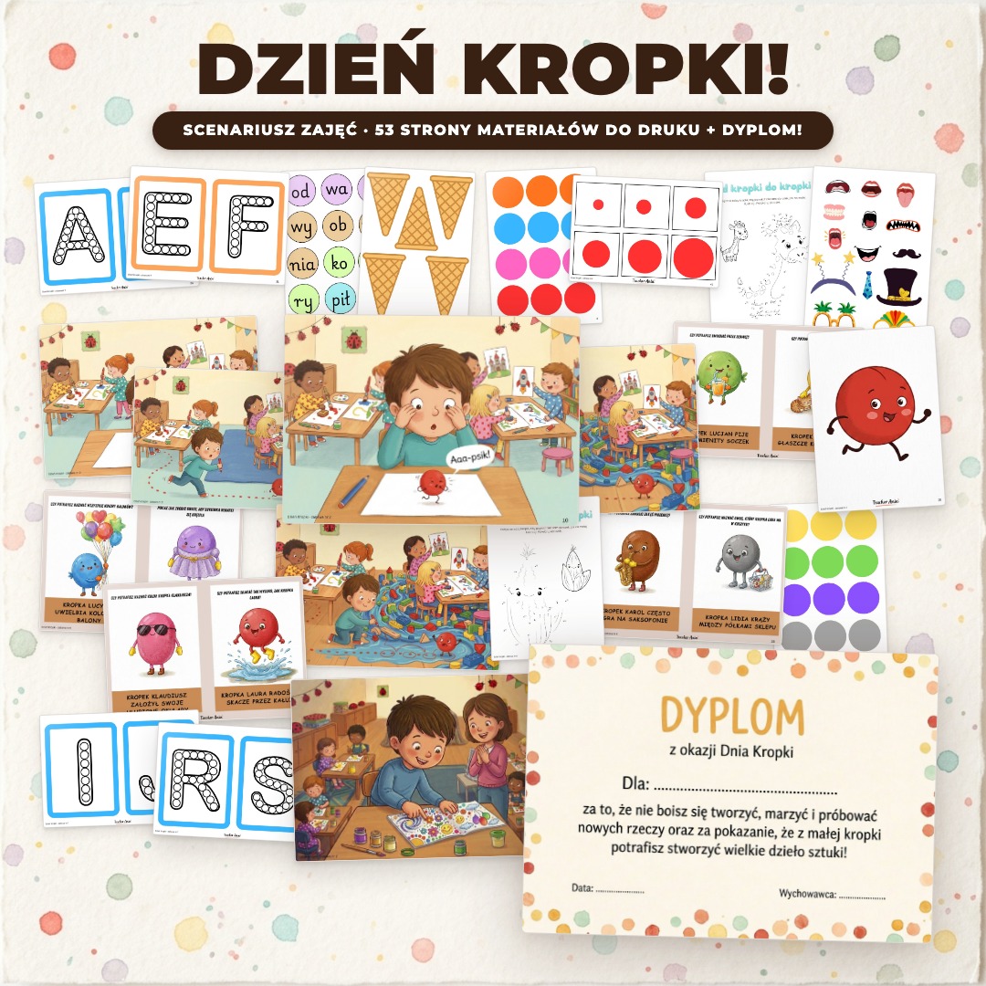 Dzień Kropki - scenariusz zajęć