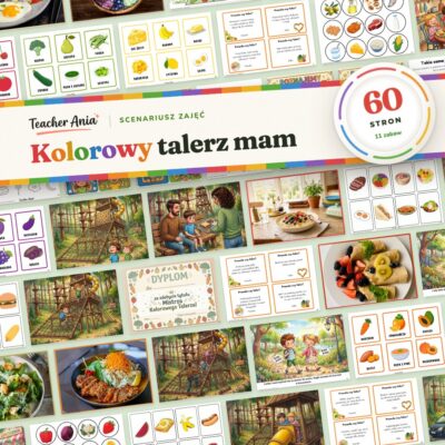 Kolorowy talerz mam - scenariusz zajęć