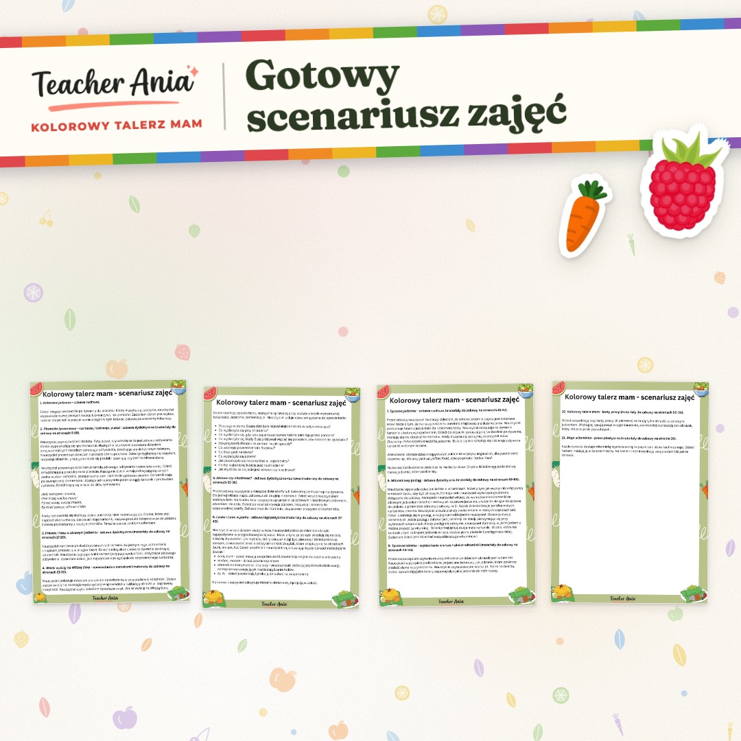Kolorowy talerz mam - scenariusz zajęć - obrazek 2