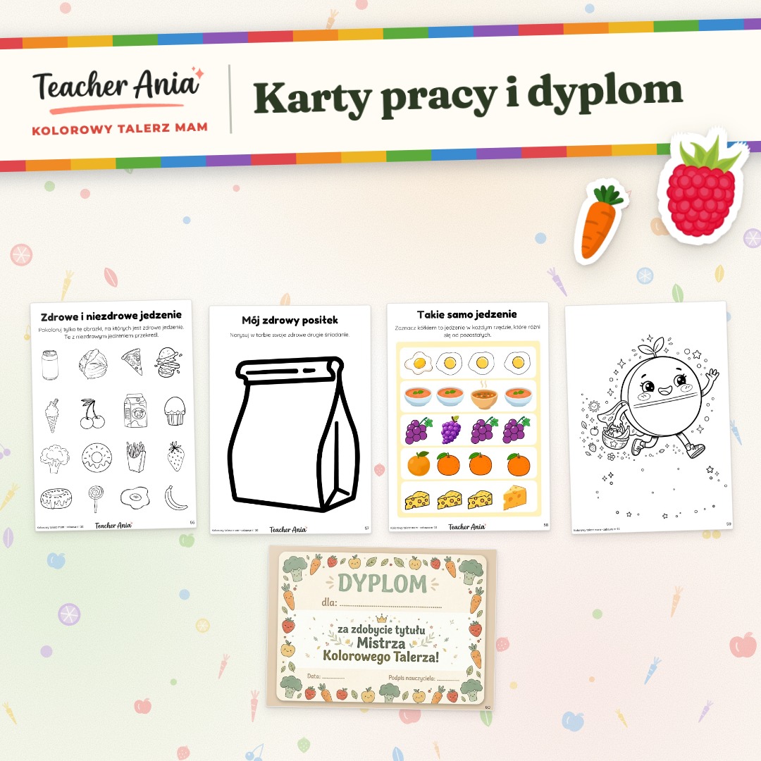 Kolorowy talerz mam - scenariusz zajęć - obrazek 5