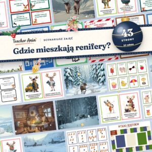 Gdzie mieszkają renifery? – scenariusz zajęć