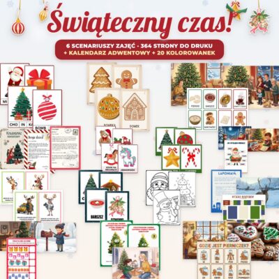 Megapaka „Świąteczny czas” – 6 świątecznych scenariuszy zajęć dla przedszkola