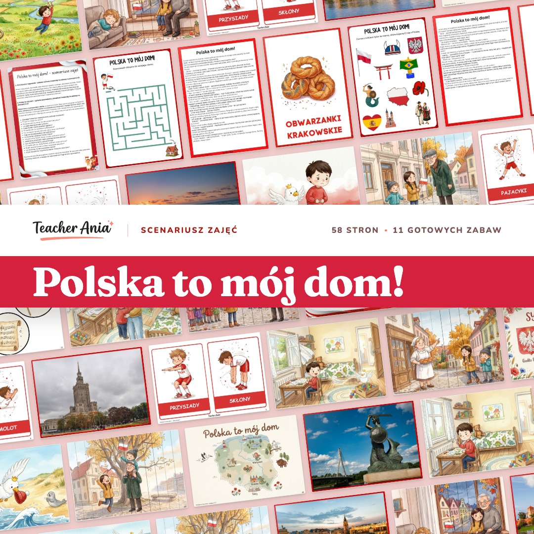 Polska to mój dom – scenariusz zajęć dla przedszkola