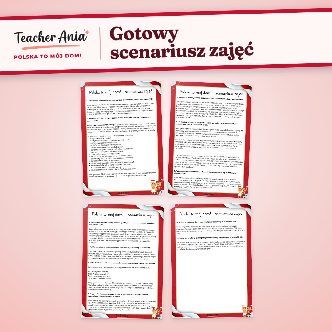 Polska to mój dom – gotowy scenariusz zajęć