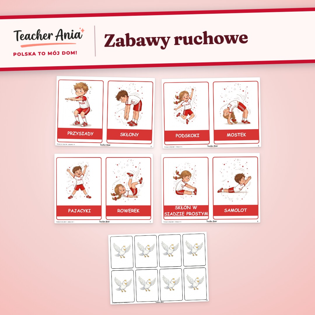 Polska to mój dom – zabawy ruchowe