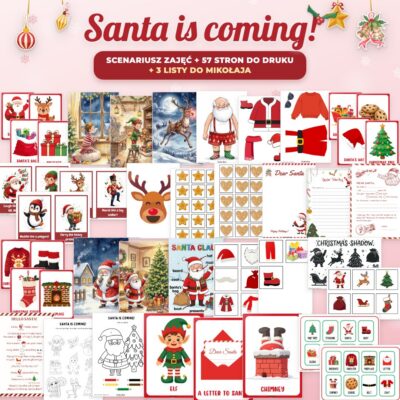 Santa is coming! – scenariusz zajęć z języka angielskiego dla przedszkola