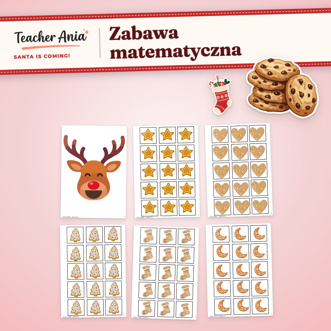 Santa is coming! – scenariusz zajęć – zabawa matematyczna Feed the reindeer