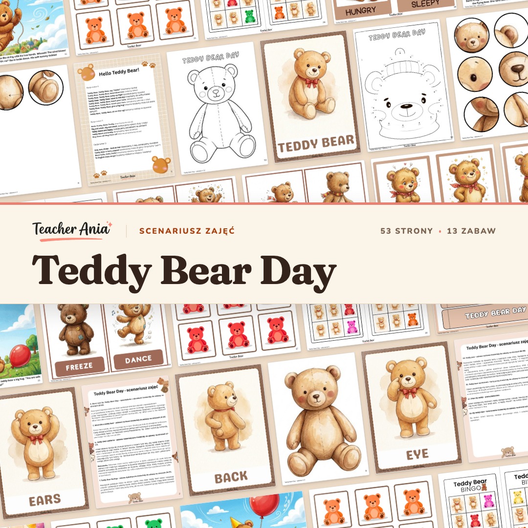 Teddy Bear Day – scenariusz zajęć dla przedszkola